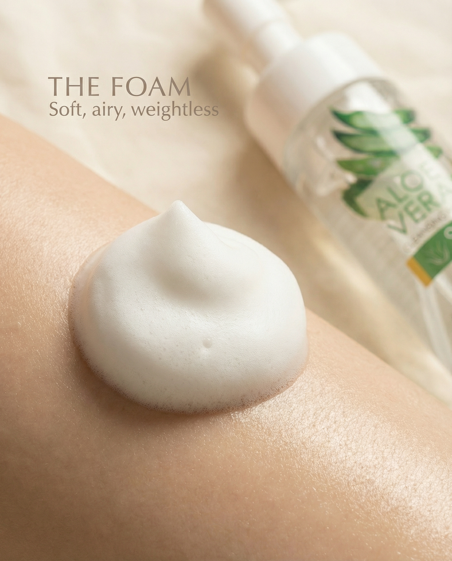 The foaming serum